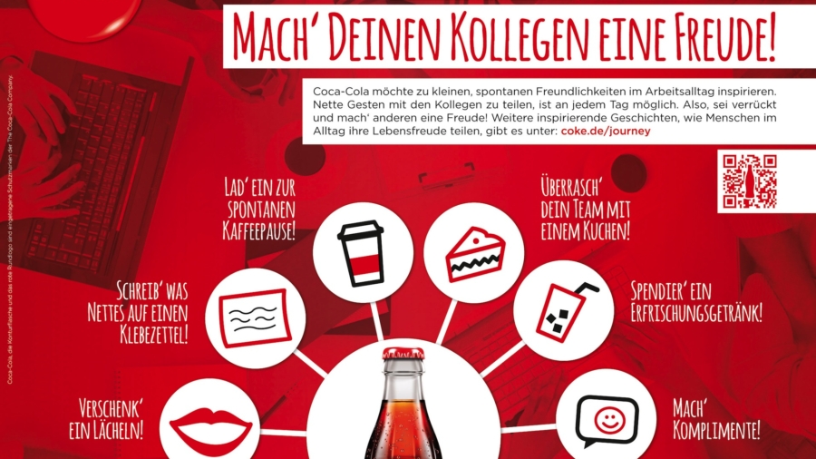 Coca Cola Infografik Kollegen