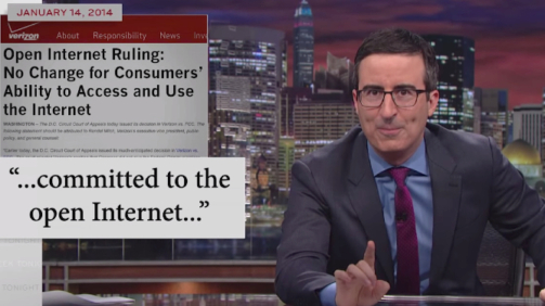 John Oliver Net Neutrality