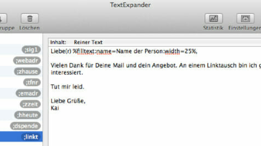 TextExpander