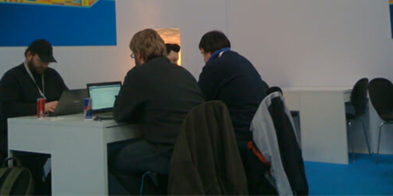Gruppe Blogger