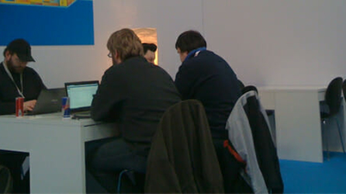 Gruppe Blogger