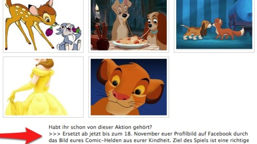 Disney Deutschland animiert die Fans und unterrichtet sie gleichzeitig über die Aktion
