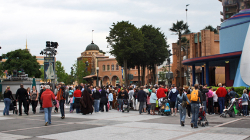 Aufmerksamkeit einer Menge