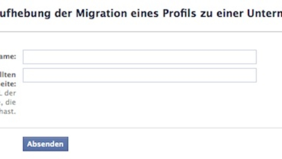 Facebook Aufhebungsantrag Migration