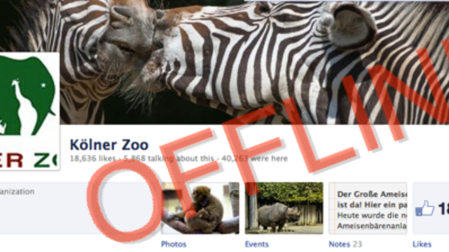 Facebook Kölner Zoo