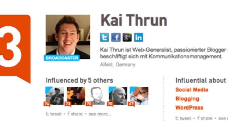 Klout: Viel Wirbel um eine Zahl