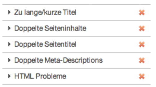 Seitwert Analyze Übersicht