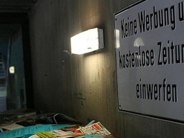 Bitte keine Werbung einwerfen